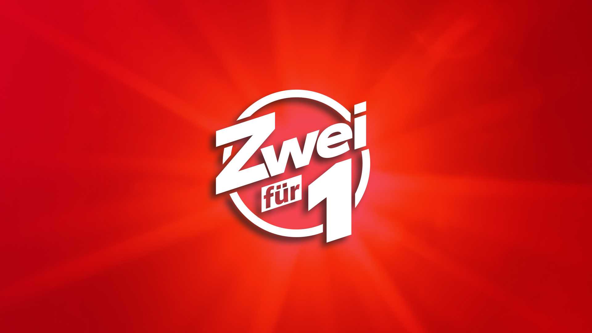 auf rotem Hintergrund steh Text Zwei für ein in einem Kreis
